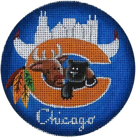 Chicago Deer Ornament