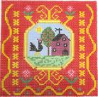French Tile Rooster