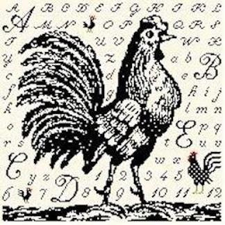Toile Rooster