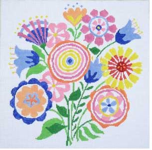 Large Floral Fanfare 2