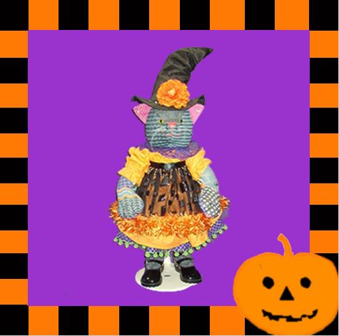 Halloween Witch Cat
