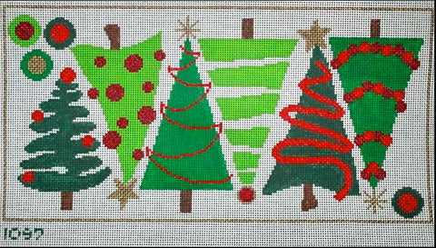 Six Christmas Trees - 13ct