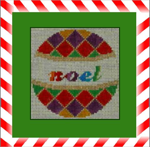 Jeweled Noel Ornament