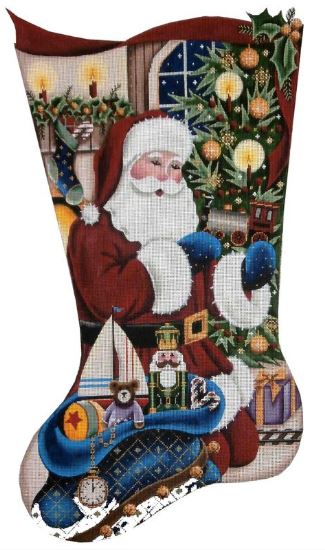 Santa Presents Boy Stocking - 18ct