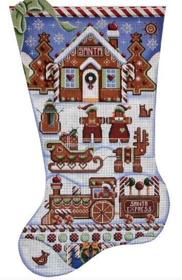 Gingerbread Magic Stocking - 13ct