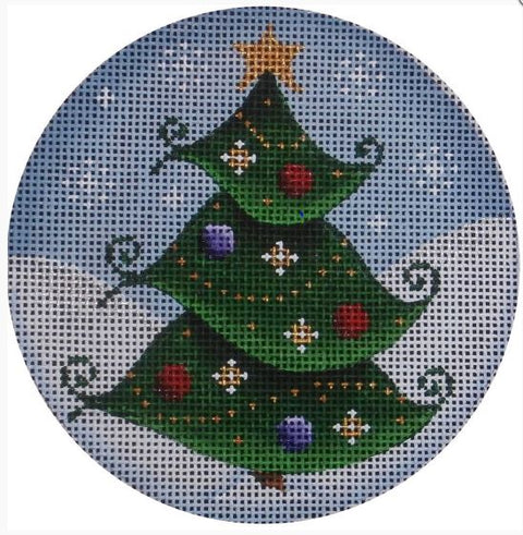 Curley Tree Ornament
