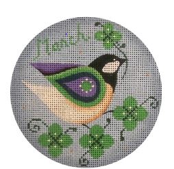 March Bird Ornament
