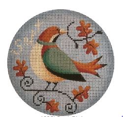 September Bird Ornament