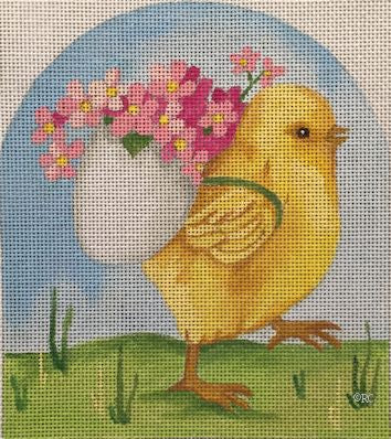Chick With Egg Basket