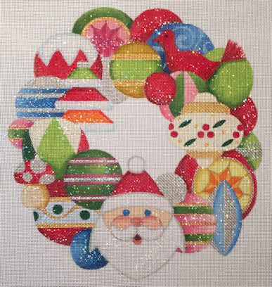 Santa Wreath