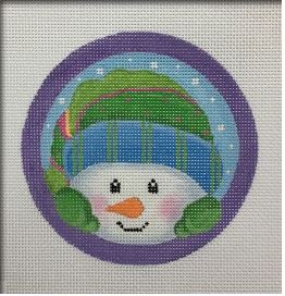 Peeking Snowman Ornament
