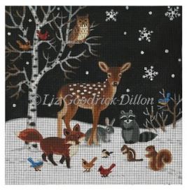 Winter Forest Friends/Night
