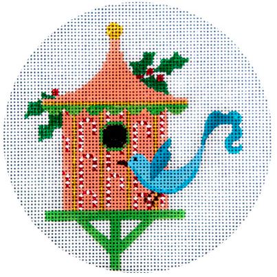 Peach Birdhouse