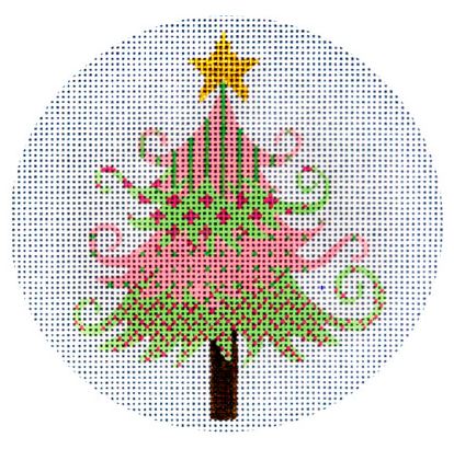 Pink and Green Christmas Tree
