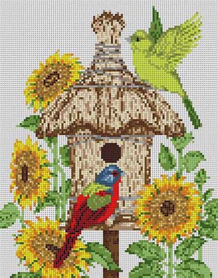Sunflower Birdhouse