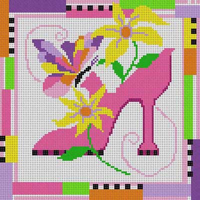 Shoe With Flower