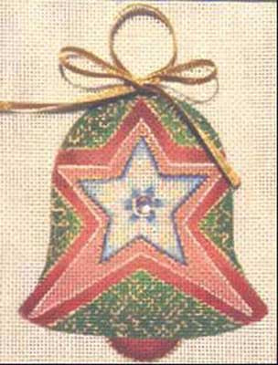 Red Star Bell Ornament