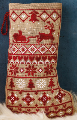Christmas Motifs Stocking (Permin)