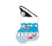 Two Swimmers With Goggles Mini Sock