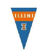 U Of Illinois Pennant