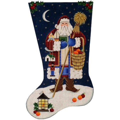 Swedish Santa Stocking - 18ct