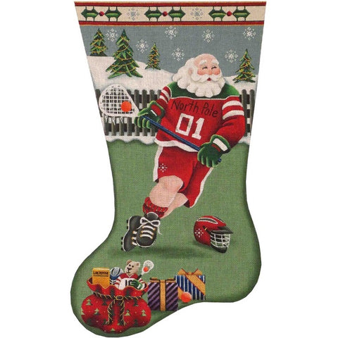 La Crosse Santa Stocking - 18ct 