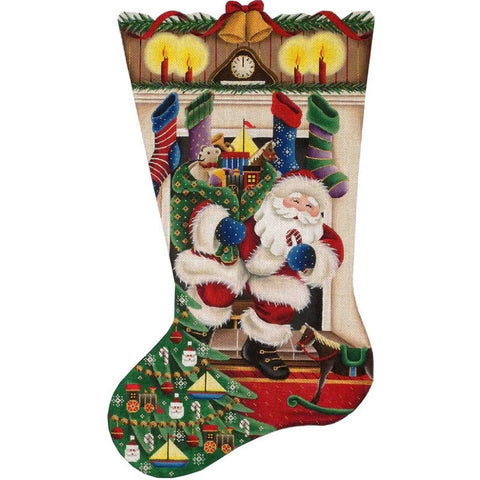 Out Of The Fireplace Stocking - 18ct - Boy