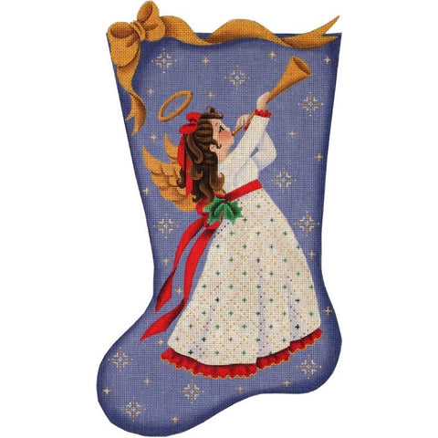 Horn Angel Stocking - 18ct