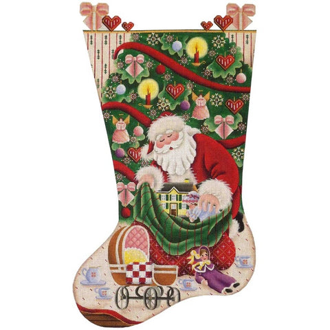 Doll Christmas Stocking - 13ct