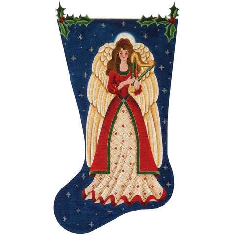 Christmas Angel Stocking - 18ct