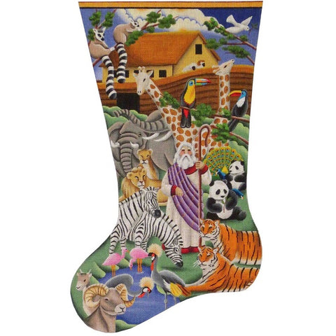 Noahs Ark Stocking - 18ct