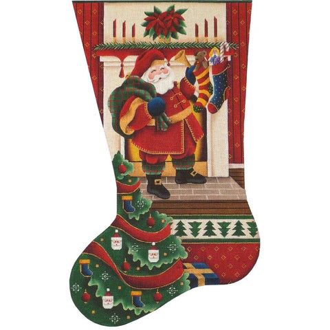 Filling Stockings Stocking - 18ct