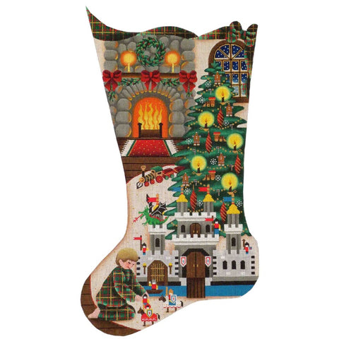 Toy Castle Christmas Stocking - 13ct