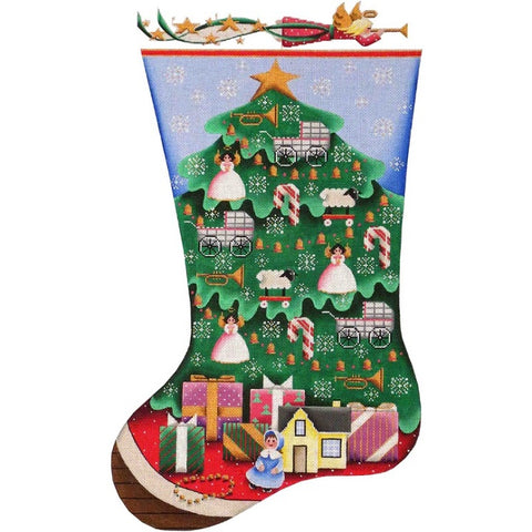 Doll Tree Stocking - 13ct