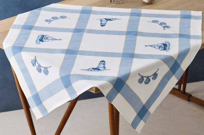 Lighthouse & Ship Tablecloth (Permin)