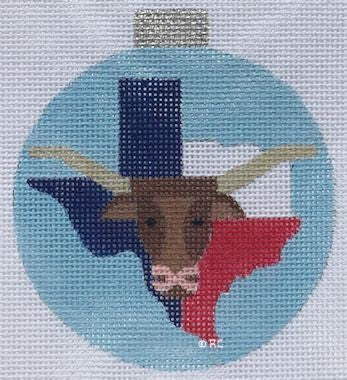 Texas Longhorn Ornament
