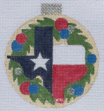 Texas Wreath Ornament