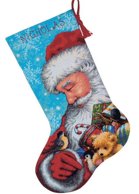 Santa and Toys Stocking