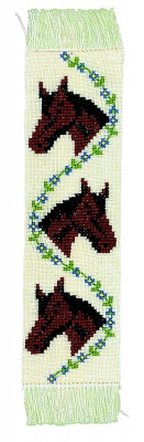 Horse Heads Bookmark (Eva Rosenstand)