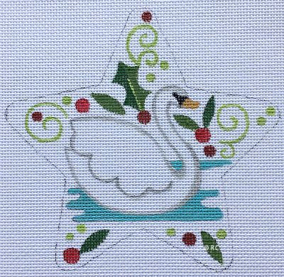 Swans Swimming Star