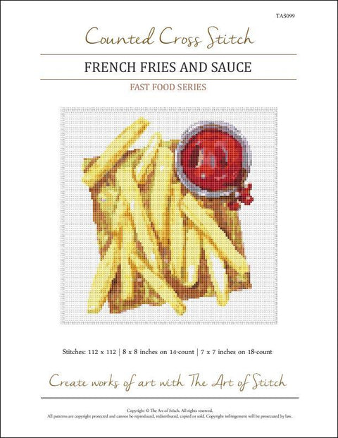 French Fries and Sauce (Art of Stitch)