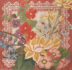 Rust/Flowers/Lace