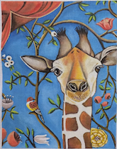 Peering In - Giraffe