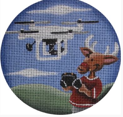 Drone Reindeer Ornament