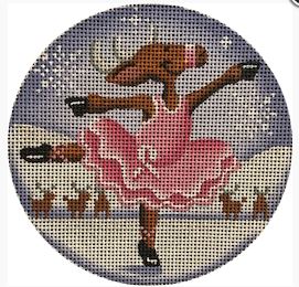 Pink Ballerina Reindeer Ornament