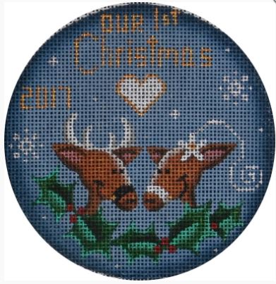 First Christmas Reindeer Ornament