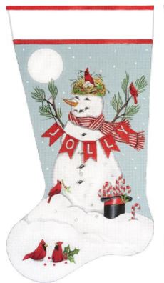 Jolly Snowman Stocking