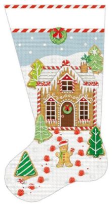 Gingerbread House Sock