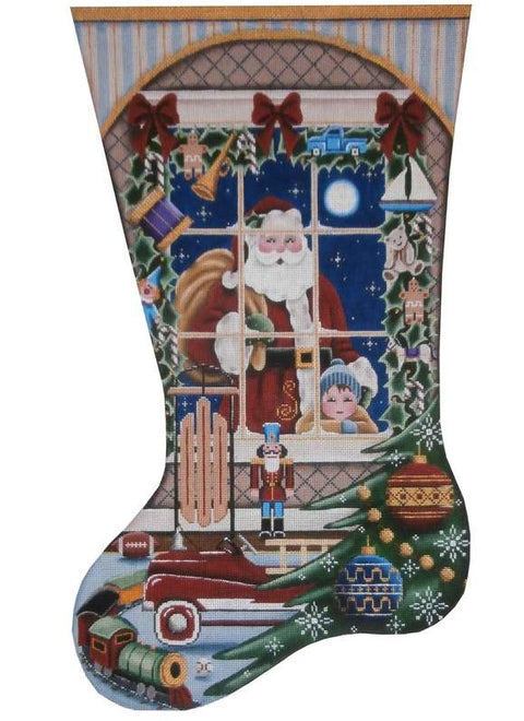 Christmas Wishes Boy Stocking