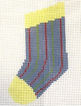 Vertical Stripes Mini Sock